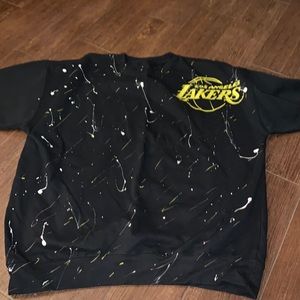 Men’s custom made lakers sweater